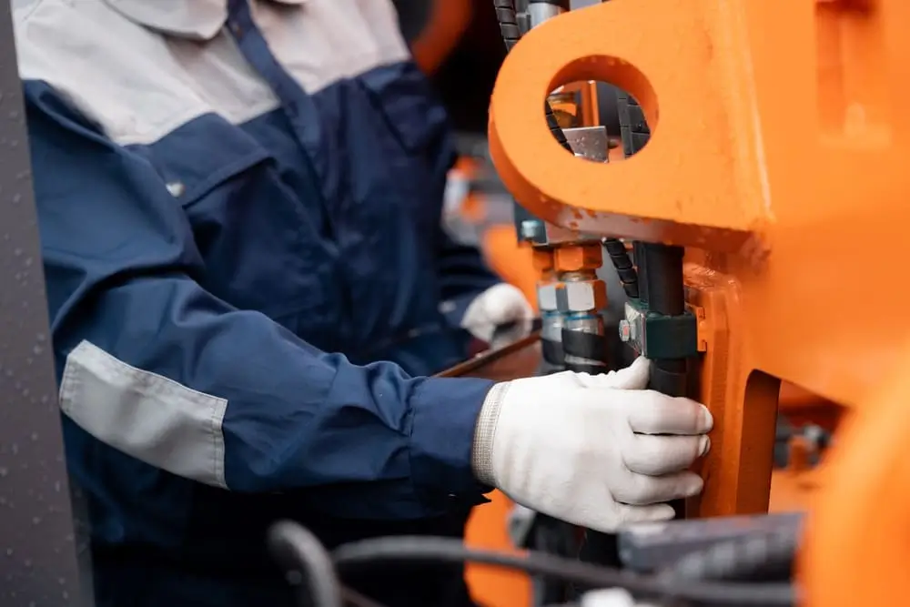 Concept industrie de l'entretien des camions.